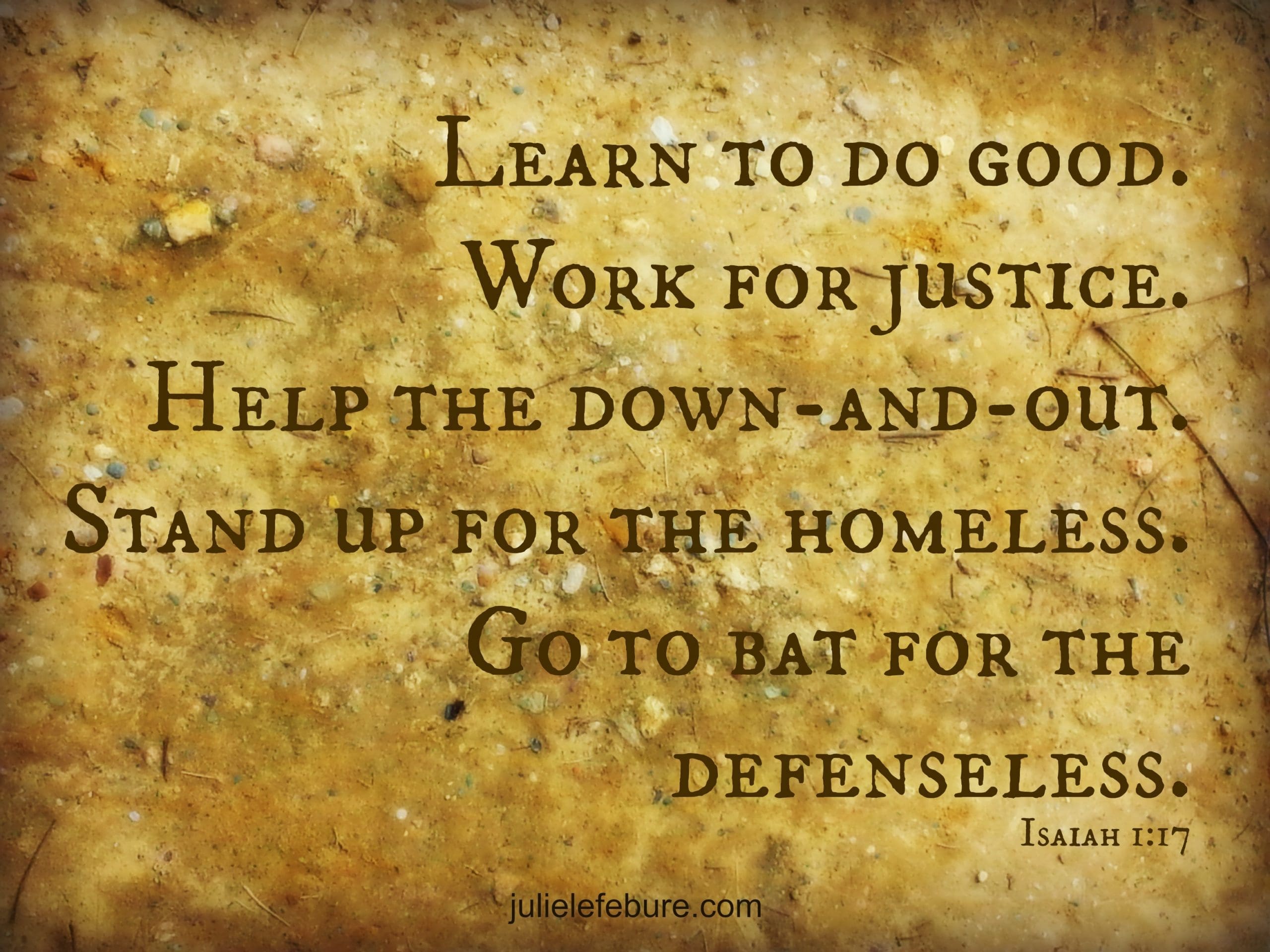 We’re Called To Help These Dear Ones