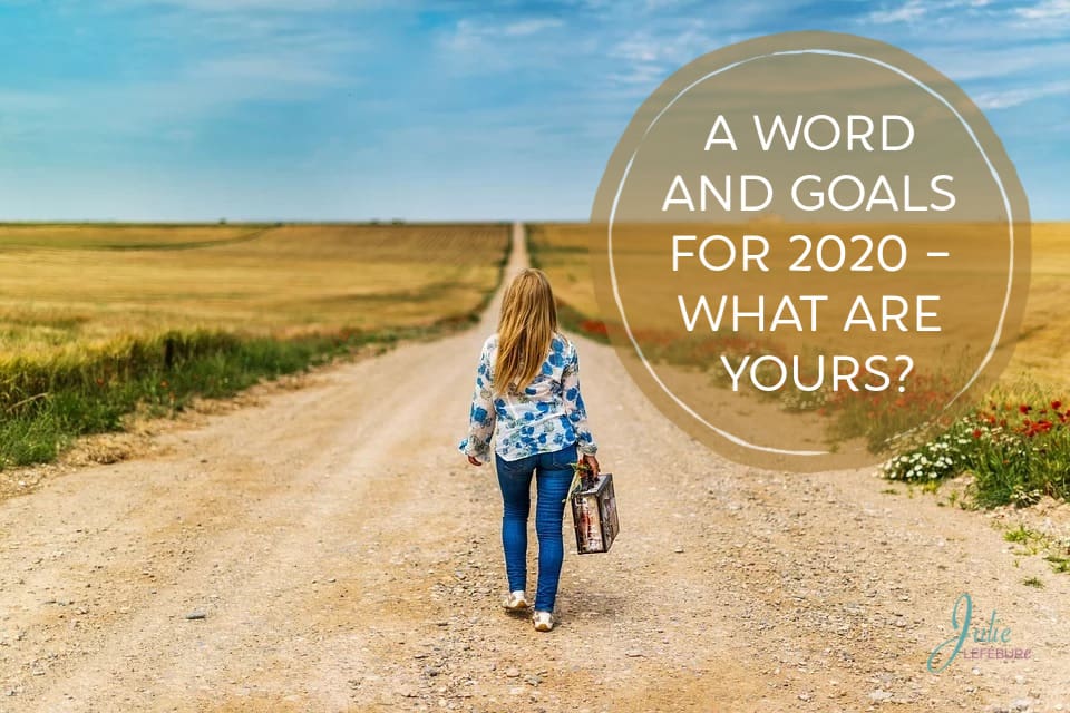 A Word And Goals for 2020 – What Are Yours?