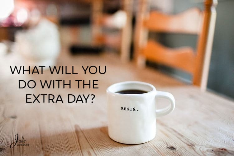 So, What Will You Do With The Extra Day This Year?