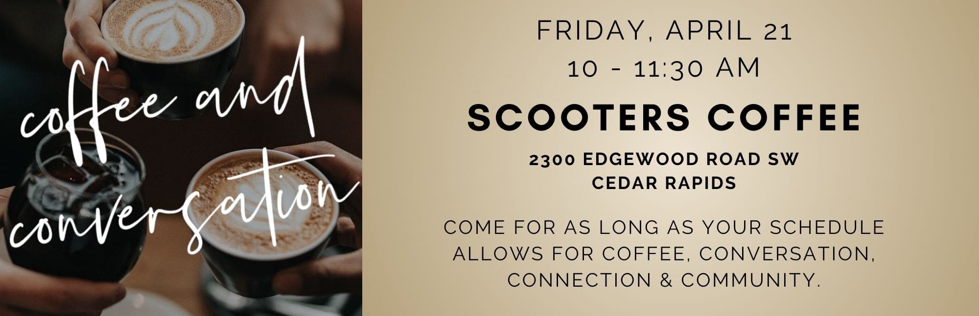 Coffee and Conversation April 21